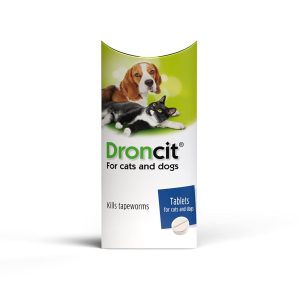 RS Pet Droncit Bayer Dog & Cat Tapeworm Tablets x 10 Pack