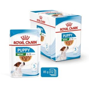 Royal Canin Mini Puppy in Gravy Wet Dog Food 85g (24 Pack)