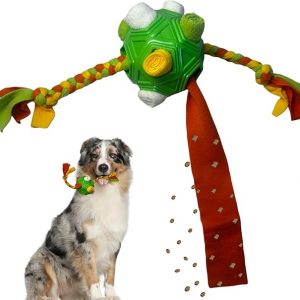 Snuffle ball with ropes, Dog puzzle, mentally stimulating toys for dogs